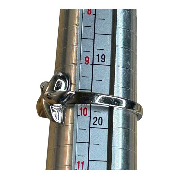 Vintage Edco Sterling Silver Starfish Ring Size 10 - Picture 4 of 4